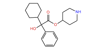 4-Piperidyl cyclohexylphenylglycolate